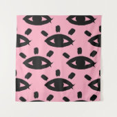 Tenture Motif sans couture avec yeux aquarelle (Devant)