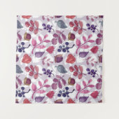 Tenture Motif sans couture d'automne végétable, dessin ave (Devant (Horizontal))