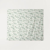 Tenture Motif sans couture de feuilles d'eucalyptus minima (Devant (Horizontal))