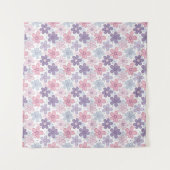 Tenture Motif sans couture de fleurs Y2K (Devant (Horizontal))