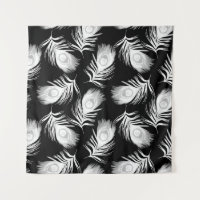 Motif sans couture décorative avec beau paon