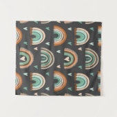 Tenture Motif sans couture des coeurs dessinés à la main e (Devant (Horizontal))