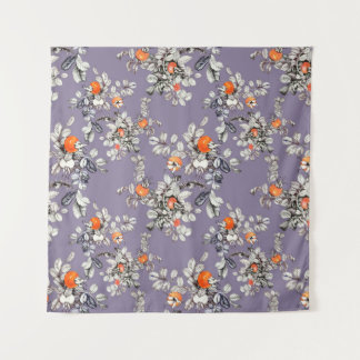 Tenture Motif sans couture dessiné à la main avec branches