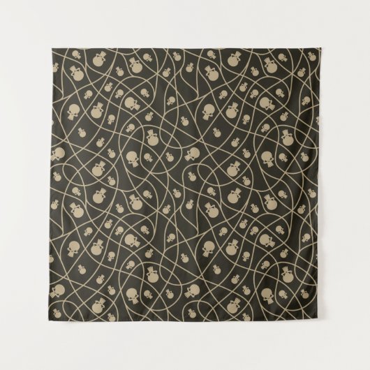 Tenture Motif sans couture effrayant A (Style : 2) (Devant)