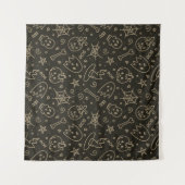 Tenture Motif sans couture effrayant B (Style : 2) (Devant (Horizontal))