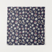 Tenture Motif sans couture effrayant D (Style : 1) (Devant (Horizontal))