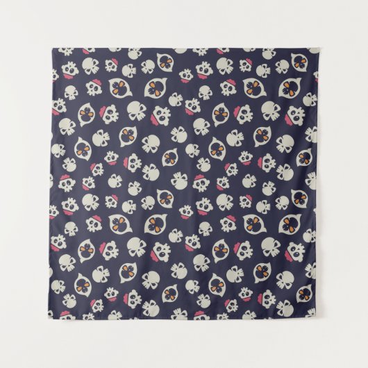 Tenture Motif sans couture effrayant D (Style : 1) (Devant)