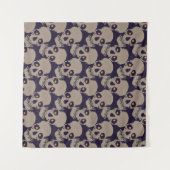 Tenture Motif sans couture effrayant J (Style : 1) (Devant (Horizontal))