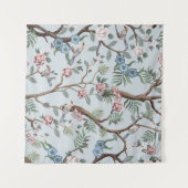 Tenture Motif sans couture en style chinoiserie avec pivoi (Devant (Horizontal))
