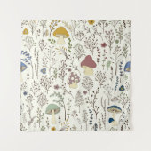 Tenture Motif sans couture. Ensemble de plantes sauvages c (Devant)