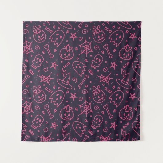 Tenture Motif sans couture épouvantable B (Style : 1) (Devant)