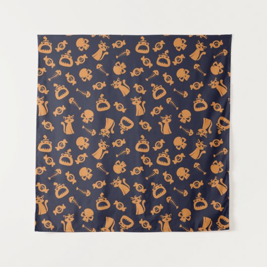 Tenture Motif sans couture épouvantable C (Style : 1) (Devant)