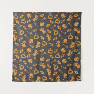 Tenture Motif sans couture épouvantable C (Style : 2)