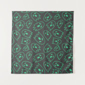 Tenture Motif sans couture Épouvantable H (Style: 2) (Devant (Horizontal))