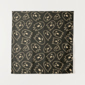 Tenture Motif sans couture Épouvantable H (Style : 3) (Devant (Horizontal))