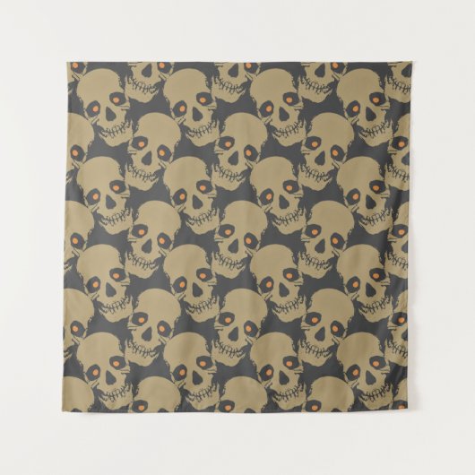 Tenture Motif sans couture épouvantable J (Style : 2) (Devant)