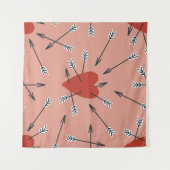 Tenture Motif sans couture fait main avec des illustration (Devant (Horizontal))