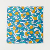 Tenture Motif sans couture. Fleur de citron. Les fleurs so (Devant (Horizontal))