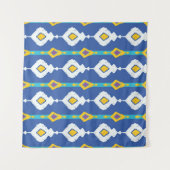 Tenture Motif sans couture Ikat (Devant (Horizontal))