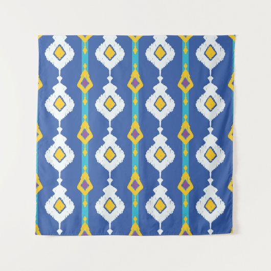 Tenture Motif sans couture Ikat (Devant)