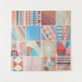 Tenture Motif sans couture. Imitation d'un motif de patchw (Devant (Horizontal))