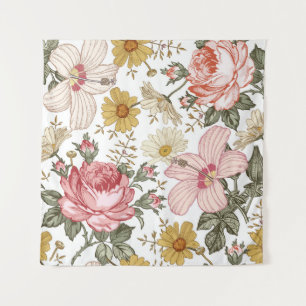 Tenture Motif sans couture. Magnifique réalisti en fleurs