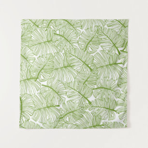 Tenture Motif sans couture Monstera feuille arrière - plan