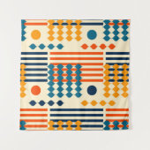 Tenture Motif sans couture vertical vintage. (Devant (Horizontal))
