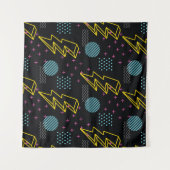 Tenture motif sans faille de style années 90 (Devant (Horizontal))