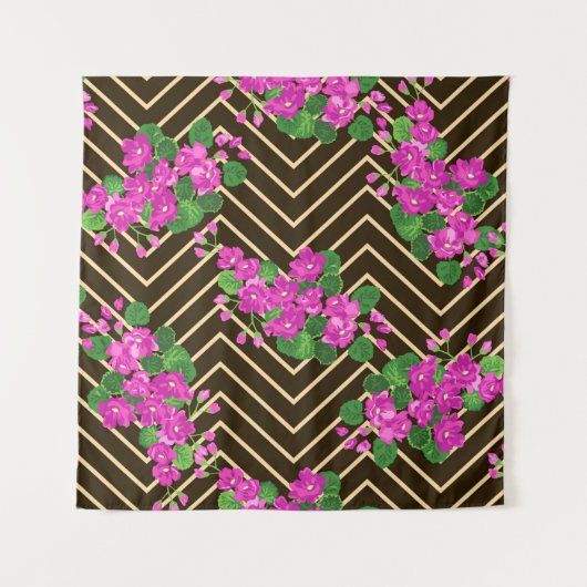 Tenture Motif sans parfum dans des fleurs douces. Dépôt (Devant)