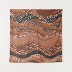 Tenture Motif sans soudure dans le style géo naturel. Hori
