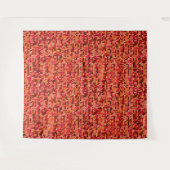 Tenture Motif scandinave abstrait vêtu à l'ombre rouge (Devant (Horizontal))