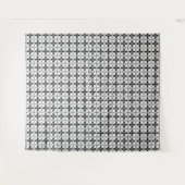Tenture Motif Shippo noir et blanc classique (Devant (Horizontal))