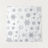 Tenture Motif Snowflake (Devant (Horizontal))