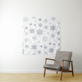 Tenture Motif Snowflake (En situation)