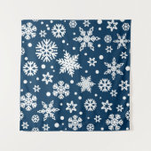 Tenture Motif Snowflake (Devant)