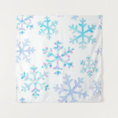 Tenture Motif Snowflake (Devant (Horizontal))