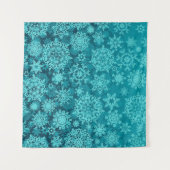 Tenture Motif Snowflake (Devant (Horizontal))