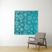 Tenture Motif Snowflake (En situation (horizontale))