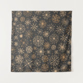Tenture Motif Snowflake (Devant (Horizontal))