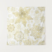 Tenture Motif Snowflake (Devant (Horizontal))