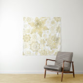 Tenture Motif Snowflake (En situation (horizontale))