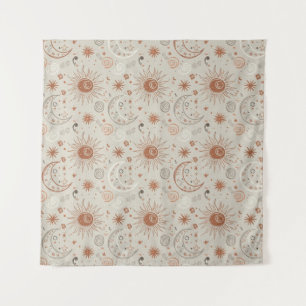 Tenture Motif Soleil et Lune Boho