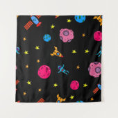 Tenture Motif spatial (Devant (Horizontal))