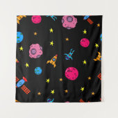 Tenture Motif spatial (Devant)