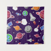 Tenture Motif spatial (Devant)