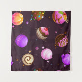 Tenture Motif spatial (Devant (Horizontal))