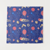 Tenture Motif spatial (Devant (Horizontal))