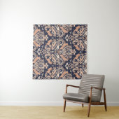 Tenture Motif symétrique sans couture dans le style Damask (En situation (horizontale))