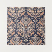 Tenture Motif symétrique sans couture dans le style Damask (Devant)